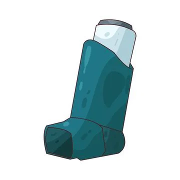 Inhaler illustration Stock Illustration