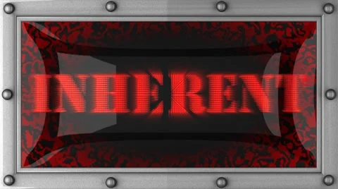 Inherent on led Stock Footage 8761489