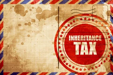 Inheritance tax Illustrazione stock
