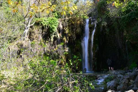 Inhisar Waterfall Stock Photos