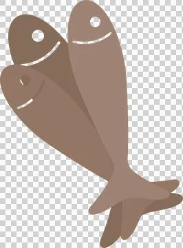 Inimal fish design, smooth shapes, cheerful underwater scene, illustration,.. Stock Illustration