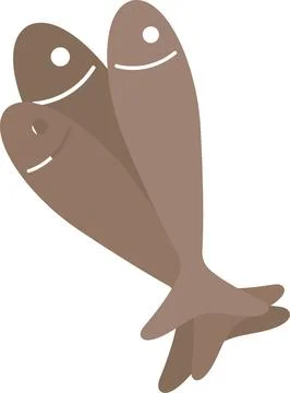 Inimal fish design, smooth shapes, cheerful underwater scene, illustration,.. Stock Illustration