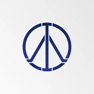 Initial AIO Logo Stock Illustration