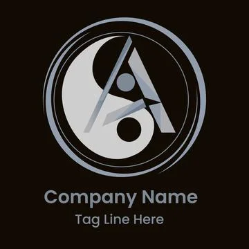 Initial Alphabet letter A logo vector Template and monogram, Professional Mo.. Stock Illustration