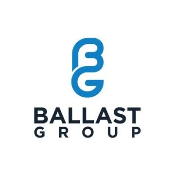 Initial BG logo design template Stock Illustration