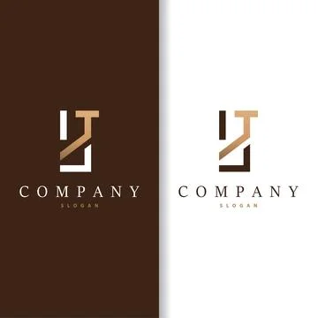 Initial BJ Letter Logo, Modern and Luxury Minimalist JB Logo Vector Template Stock Illustration