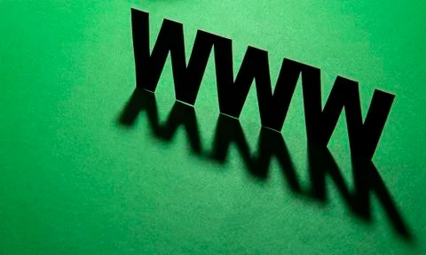 Initial characters for website domain names 写真素材