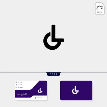 Initial CL, LC, C or L premium creative logo template and business card desig Stock Illustration