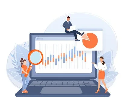 Initial coin offering, ICO Token production process vector illustration Stockillustratie