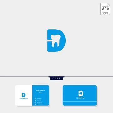 Initial D logo template for technology, business corporate vector illustratio Stock Illustration