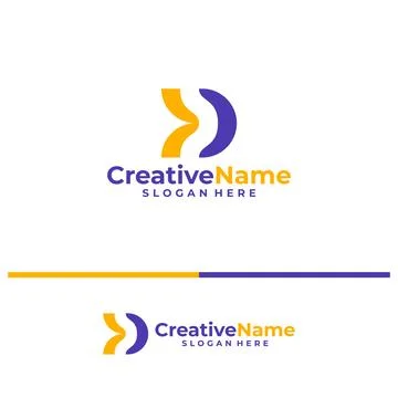 Initial DS logo design concept vector. Creative Letter DS logo template vec.. Stock Illustration
