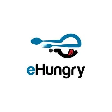Initial E logo design template for restaurant Stock Illustration