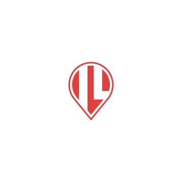 Initial F, FI, IF, IL Logo template vector illustration icon element Stock Illustration