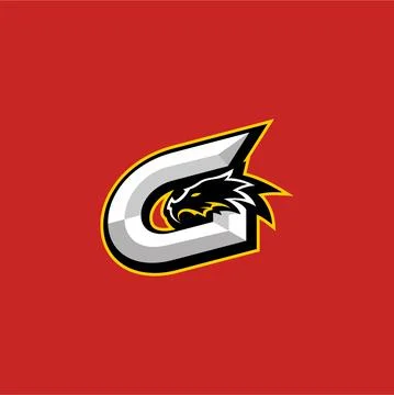 Initial G mascot logo vector, lettermark, esport logo, emblem 库存插图