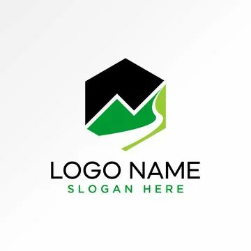 Initial G or GQ font three arrows tranding increase monogram typography brand Stock Illustration