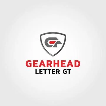 Initial GT, Letter TG with security Logo, photos, royalty-free images, graphi Stock Illustration