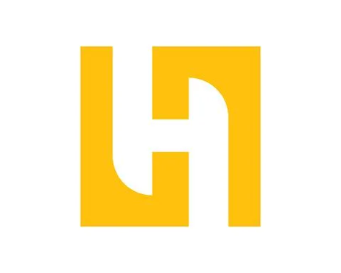 Initial H Letter Logo Design Vector Template. Monogram and Creative Alphabet  Illustrazione stock