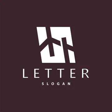 Initial HA Letter Logo, Modern and Luxurious Minimalist Vector AH Logo Temp.. Stock Illustration