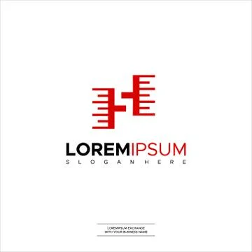 Initial HS Letter Logo Modern FInance Abstract Logo Template Design Stock Illustration