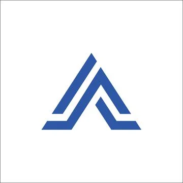 Initial letter A abstract logo vector Stock Illustration