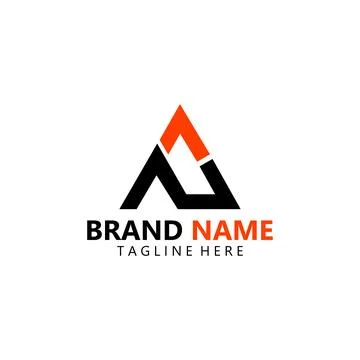 Initial letter AC modern logo design Stock Illustration