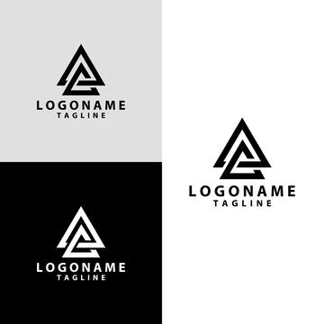 Initial letter AG modern logo design vector Stock Illustration
