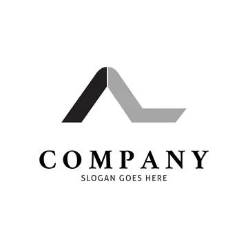 Initial Letter AL Icon Vector Logo Template Illustration Design Stock Illustration