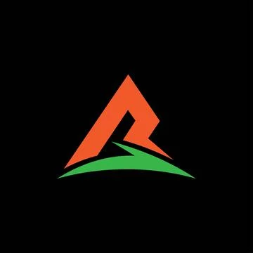 Initial letter AR logo or RA logo vector design template Stock-Illustration