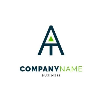 Initial Letter A Arrow Up Icon Logo Design Template Stock Illustration