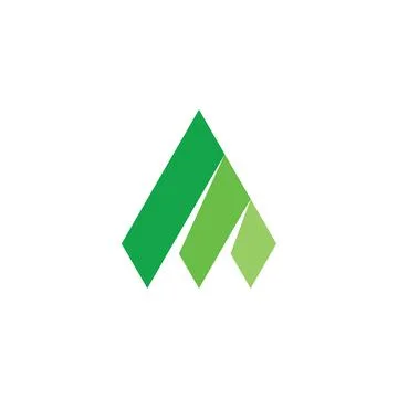 Initial Letter A Arrow logo Stock Illustration