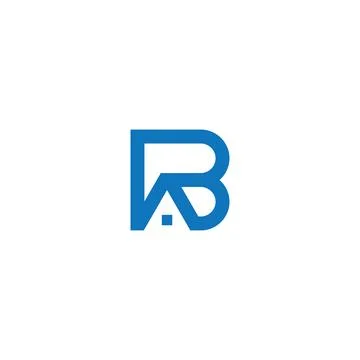 Initial letter b and house logo design template vector. Stock Illustration