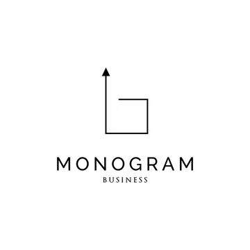 Initial letter B arrow monogram logo design inspiration Stock Illustration