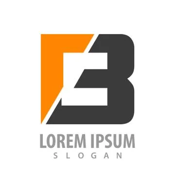 Initial letter B bold concept design. Symbol graphic template element vector Stock Illustration