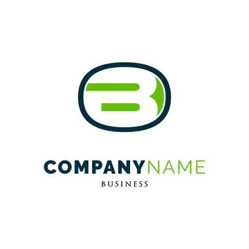 Initial Letter B Icon Logo Design Template Stock Illustration