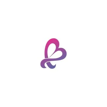 Initial letter B logo design vector Stock Illustration