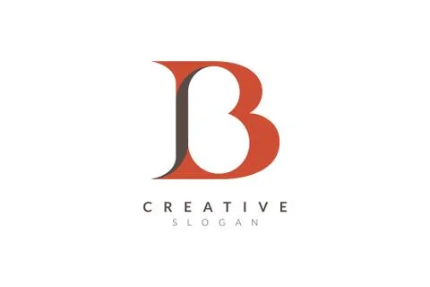 The initial letter B logo design is elegant and fashionable. Minimalist and m Stock Illustration