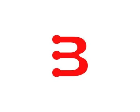 Initial letter B logo design template element Stock Illustration