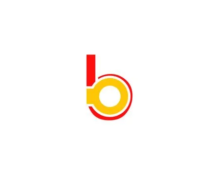 Initial letter B logo design template element Stock Illustration