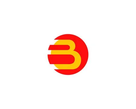 Initial letter B logo design template element Stock Illustration