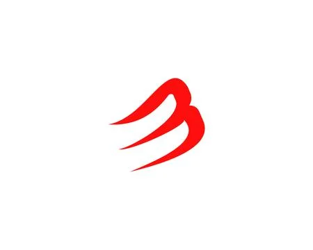 Initial letter B logo design template element Stock Illustration