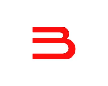 Initial letter B logo design template element Stock Illustration