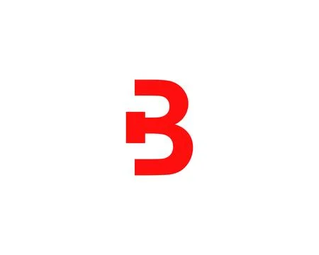 Initial letter B logo design template element Stock Illustration