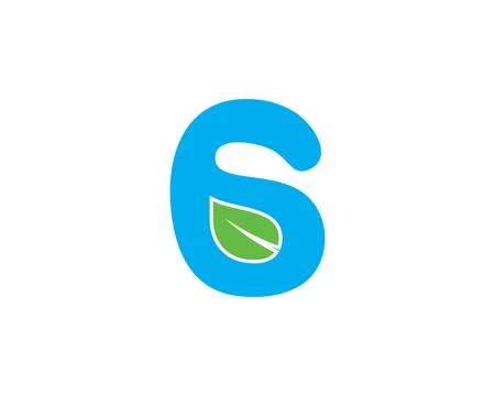 Initial letter B logo with green leaf ecology nature element vector icon Stock Illustration