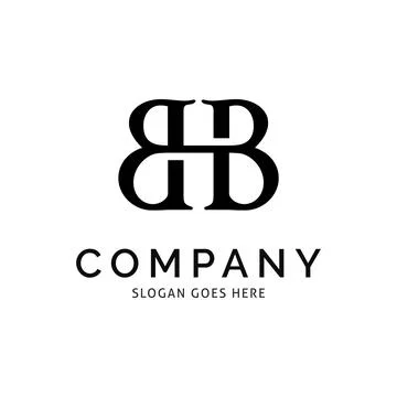 Initial Letter BB Icon Vector Logo Template Illustration Design Stock Illustration