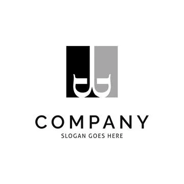 Initial Letter BB Icon Vector Logo Template Illustration Design Stock Illustration