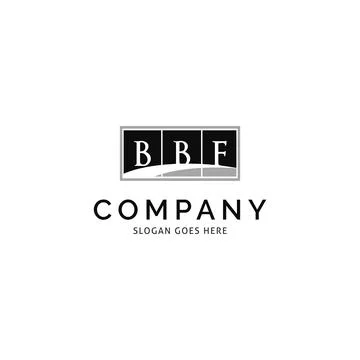 Initial Letter BBF Icon Vector Logo Template Illustration Design Stock Illustration