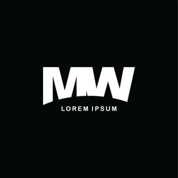 Initial letter brand logo template logotype Illustrazione stock
