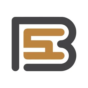 Initial letter BS logo or SB logo vector design template Stock Illustration