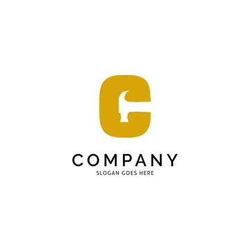 Initial Letter C and Wrench Icon Vector Logo Template Illustration Design, .. Stock Illustration