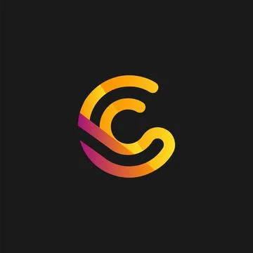 Initial letter C logo design Template. Letter C logo icon design. Stock Illustration